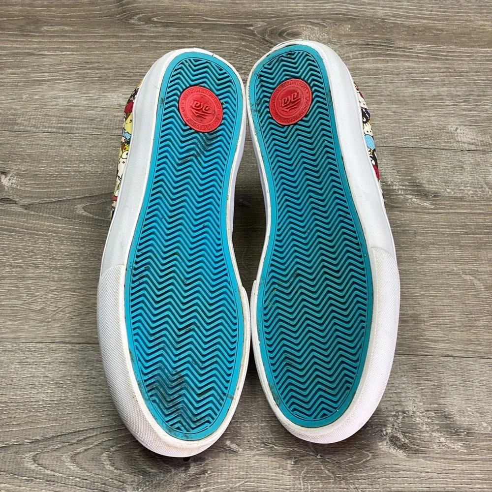 Lakai Camby Shoes Mens 10 Multicolor Hello Sanrio Character Print Skate Sneaker